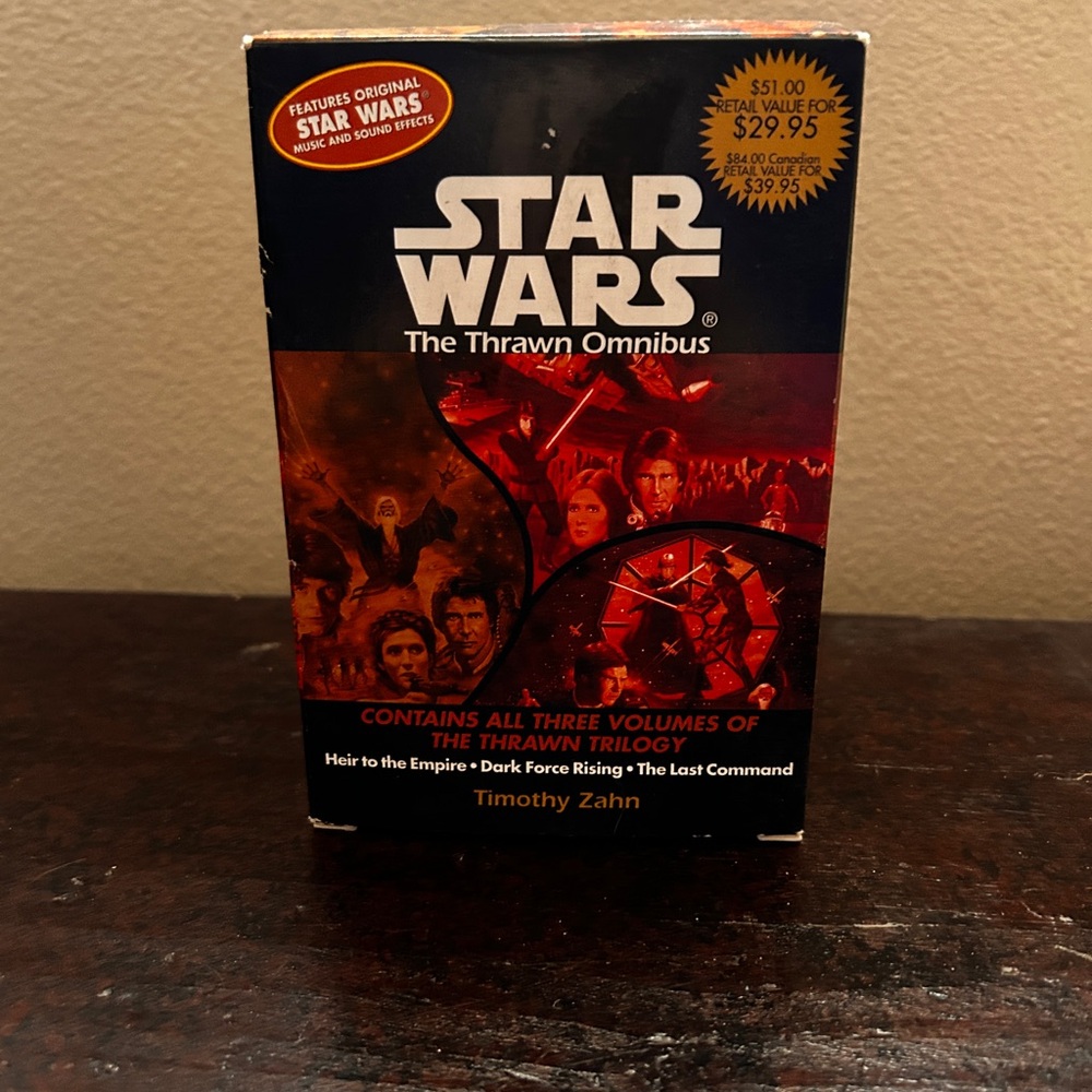 Vintage Collectors Item: Star Wars The Thrawn Omnibus 6 Cassette Set